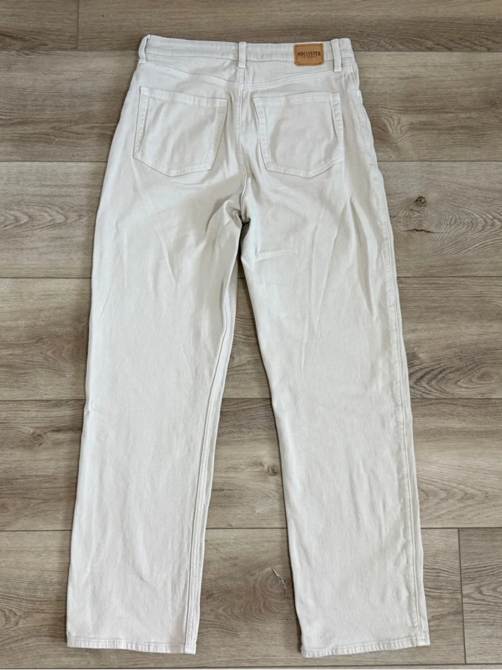 HOLLISTER 10/30 LONG Khaki‎ Light Tan High Rise Dad Jeans Baggy
